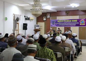 PENGAJIAN RUTIN BULANAN PWRI KAB. HSS, SEKALIGUS SILATURAHMI BERSAMA PJ. BUPATI HSS