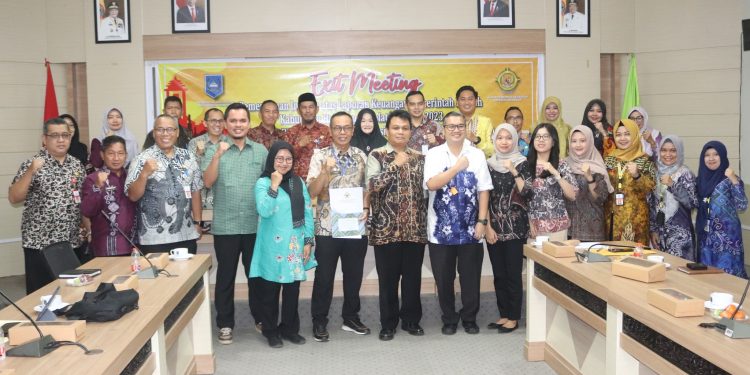 BPK-RI KALSEL AKHIRI MASA PEMERIKSAAN INTERIM ATAS LAPORAN KEUANGAN PEMKAB HSS TAHUN 2023