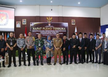 RAPAT PLENO TERBUKA REKAPITULASI HASIL PENGHITUNGAN PEROLEHAN SUARA PEMILIHAN UMUM TAHUN 2024 TINGKAT KAB. HSS