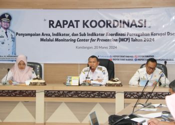 PIMPIN RAPAT MCP 2024, PJ. BUPATI HARAPKAN BISA SEGERA MELIHAT PROGRESS KERJA OPD