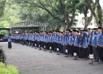 PIMPIN APEL KESADARAN, PJ. BUPATI HSS AJAK SELURUH ASN JADIKAN TUGAS SEBAGAI SARANA IBADAH DI BULAN BERKAH