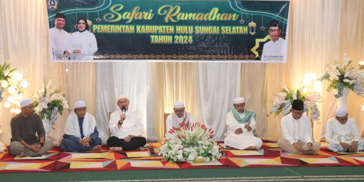 MASJID AL-AMAN MENJADI TEMPAT SAFARI RAMADHAN PEMKAB HSS DI KECAMATAN ANGKINANG