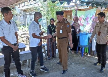 HADIRI SAPRAH AMAL DESA MANDALA, PJ. BUPATI BANYAK DISALAMI KERABAT
