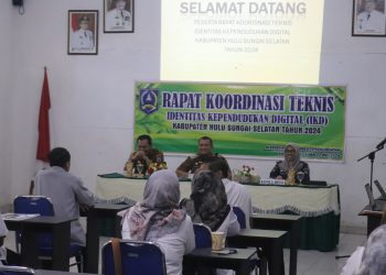PJ. BUPATI DRS. H. HERMANSYAH, MM DORONG DIGITALISASI IDENTITAS KEPENDUDUKAN DI HSS