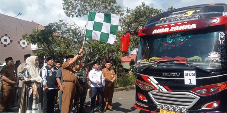 PELEPASAN DAN PEMBERANGKATAN CALON JAMAAH HAJI 2024