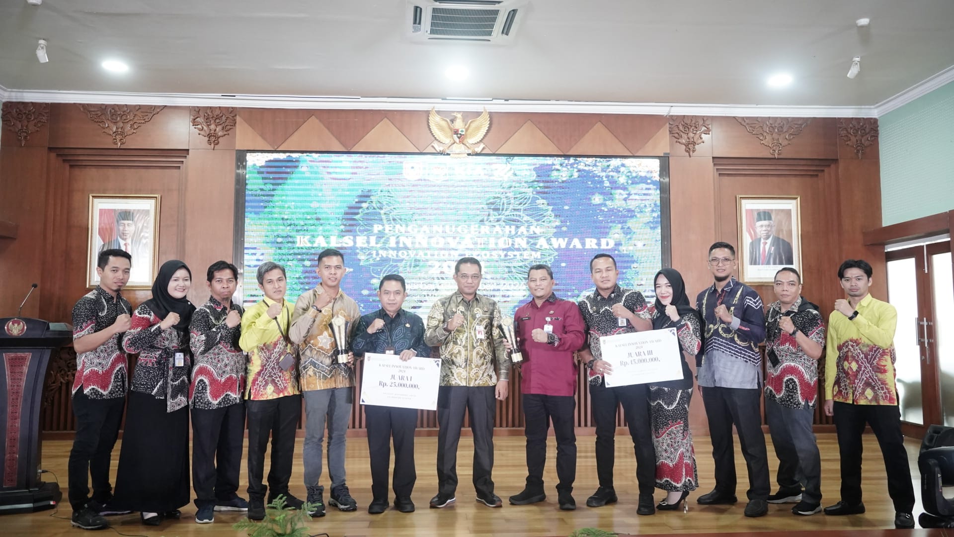 KABUPATEN HSS RAIH DUA PENGHARGAAN DI KALSEL INNOVATION AWARD 2024