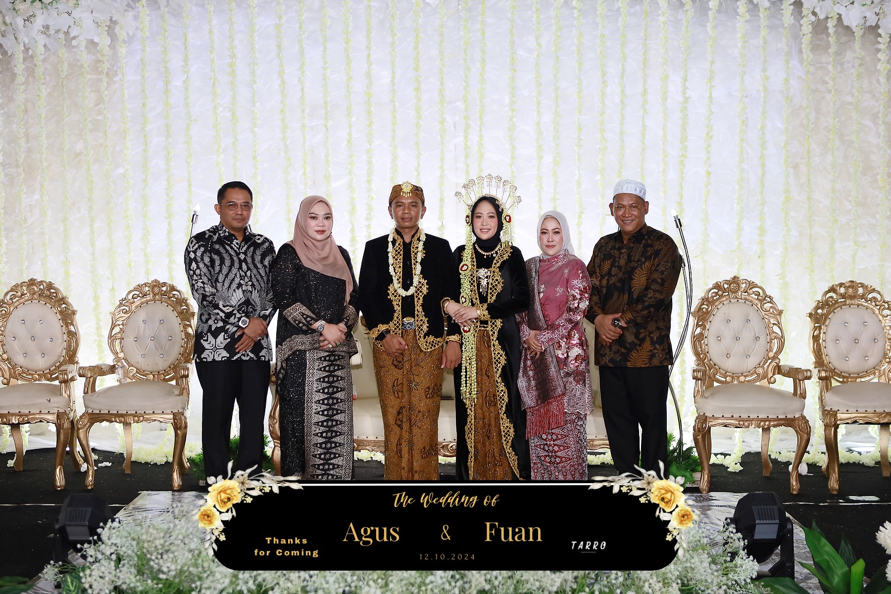 PJ BUPATI HULU SUNGAI SELATAN DAN ISTRI HADIRI PERNIKAHAN PUTRI SEKDA BALANGAN