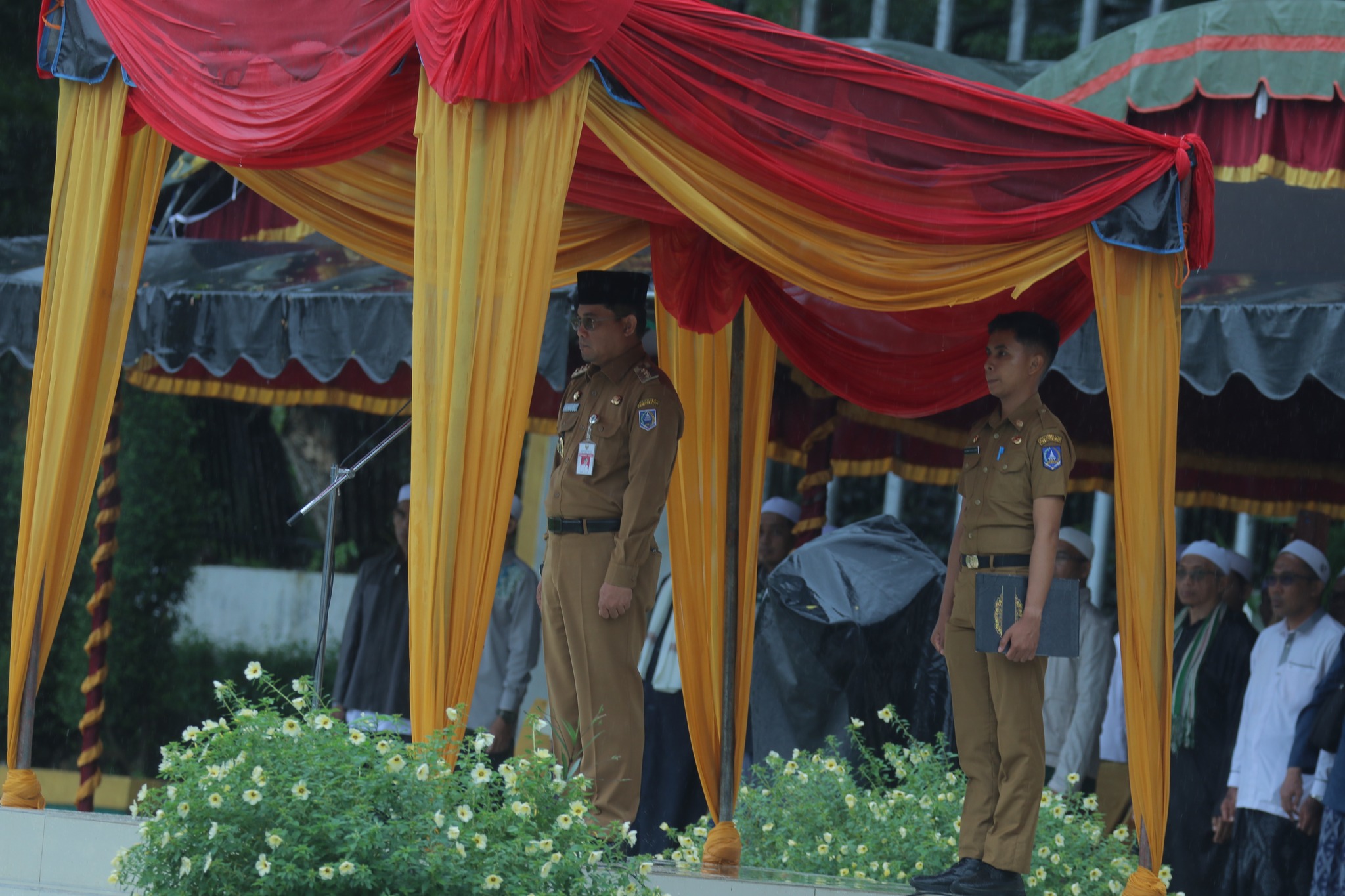 PJ BUPATI HSS PIMPIN UPACARA HARI SANTRI NASIONAL TAHUN 2024