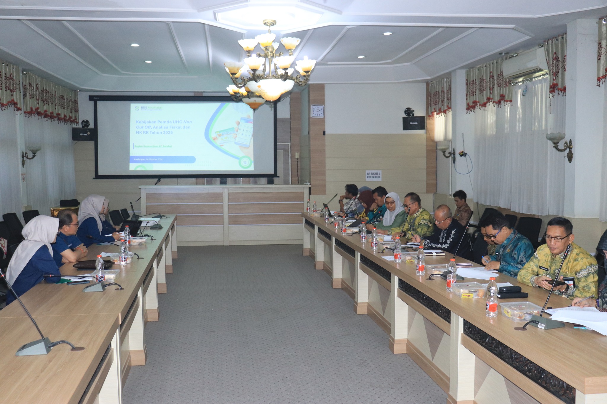 SEKDA PIMPIN RAPAT RENCANA KERJA JAMINAN KESEHATAN TAHUN 2025 BERSAMA  BPJS