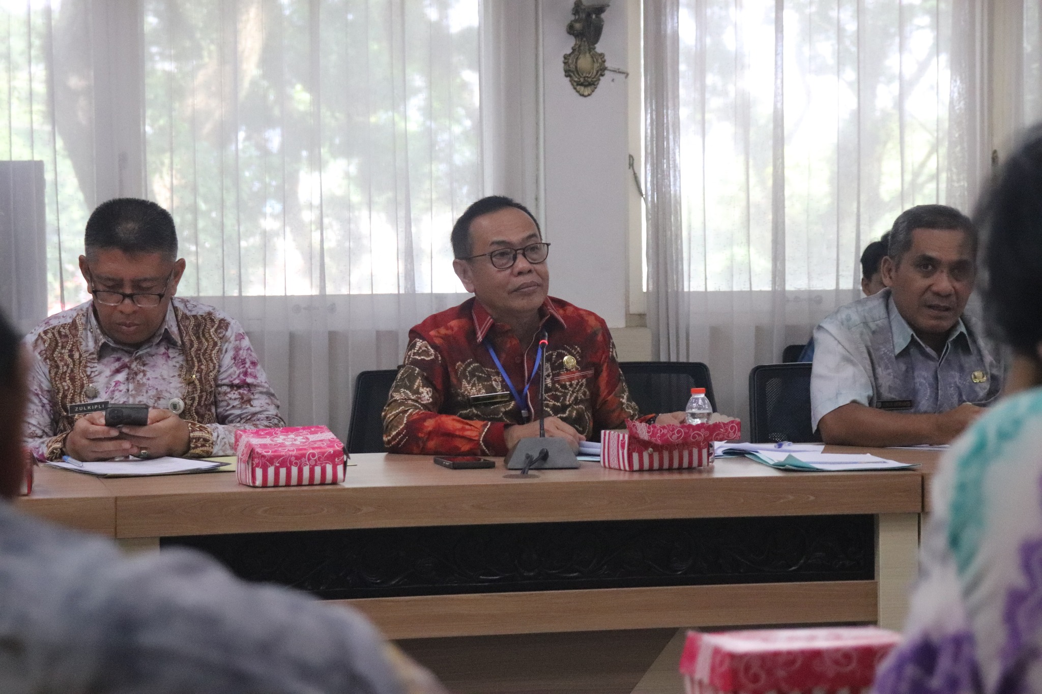 SEKDA PIMPIN RAPAT PERSIAPAN HUT KORPRI KE-53 DI KABUPATEN HSS