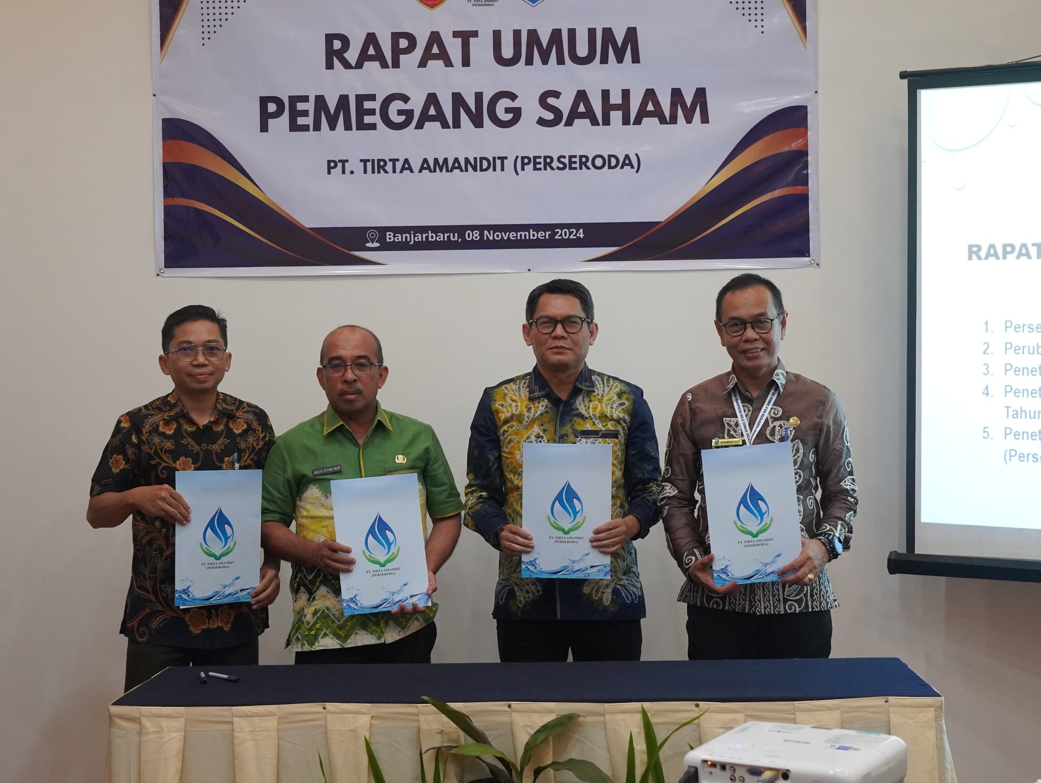 RAPAT UMUM PEMEGANG SAHAM PT. TIRTA AMANDIT BAHAS RKAP 2025