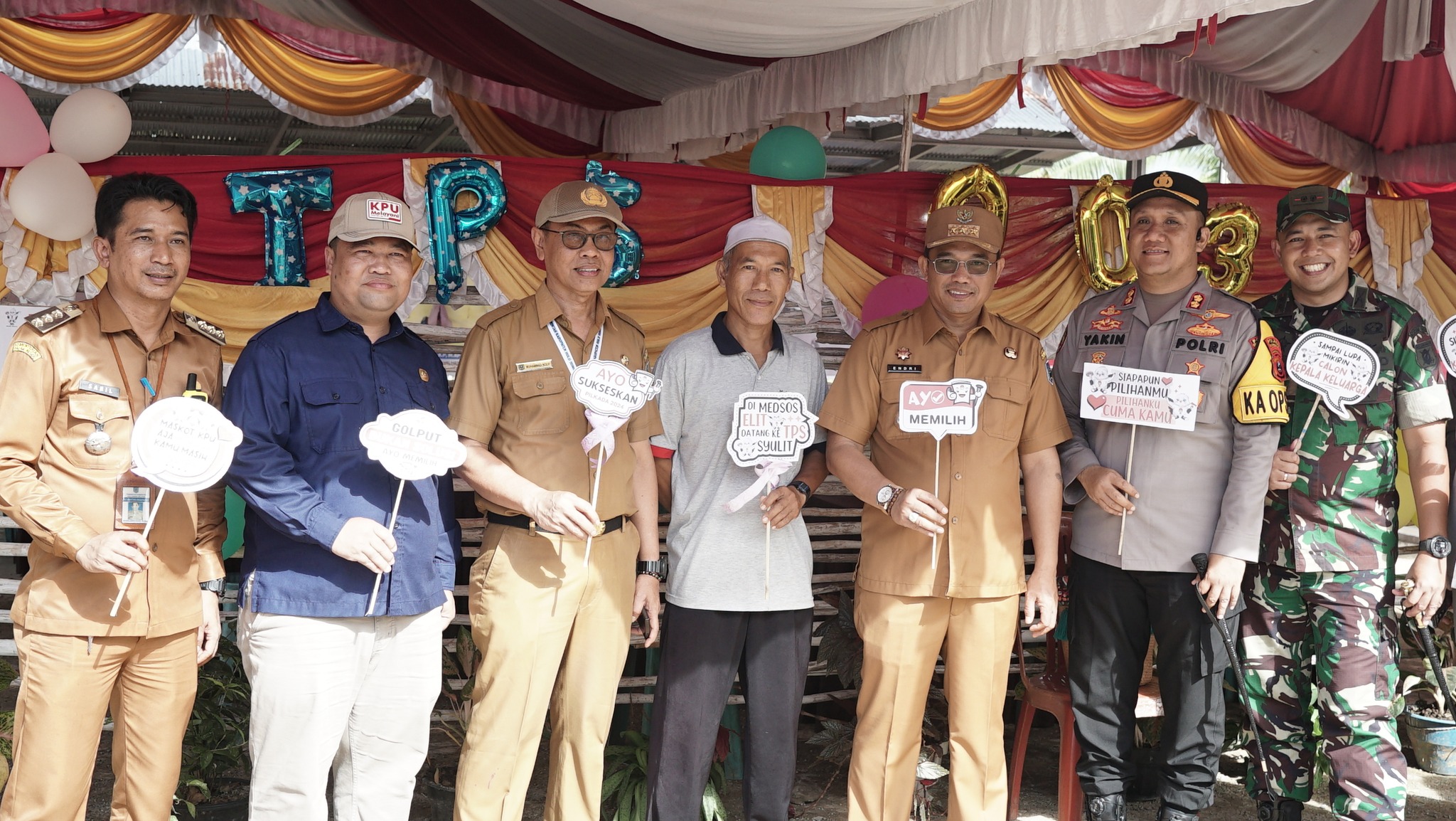 PJ BUPATI HSS TINJAU KESIAPAN PILKADA SERENTAK 2024