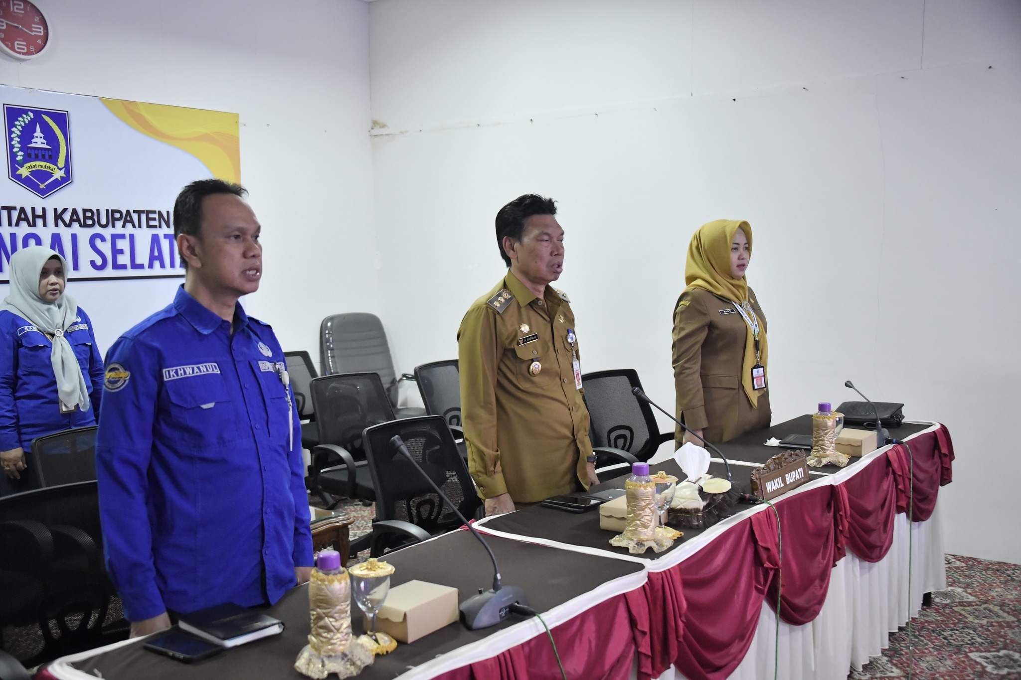 WAKIL BUPATI HSS IKUTI ENTRY MEETING LKPD WILAYAH VI