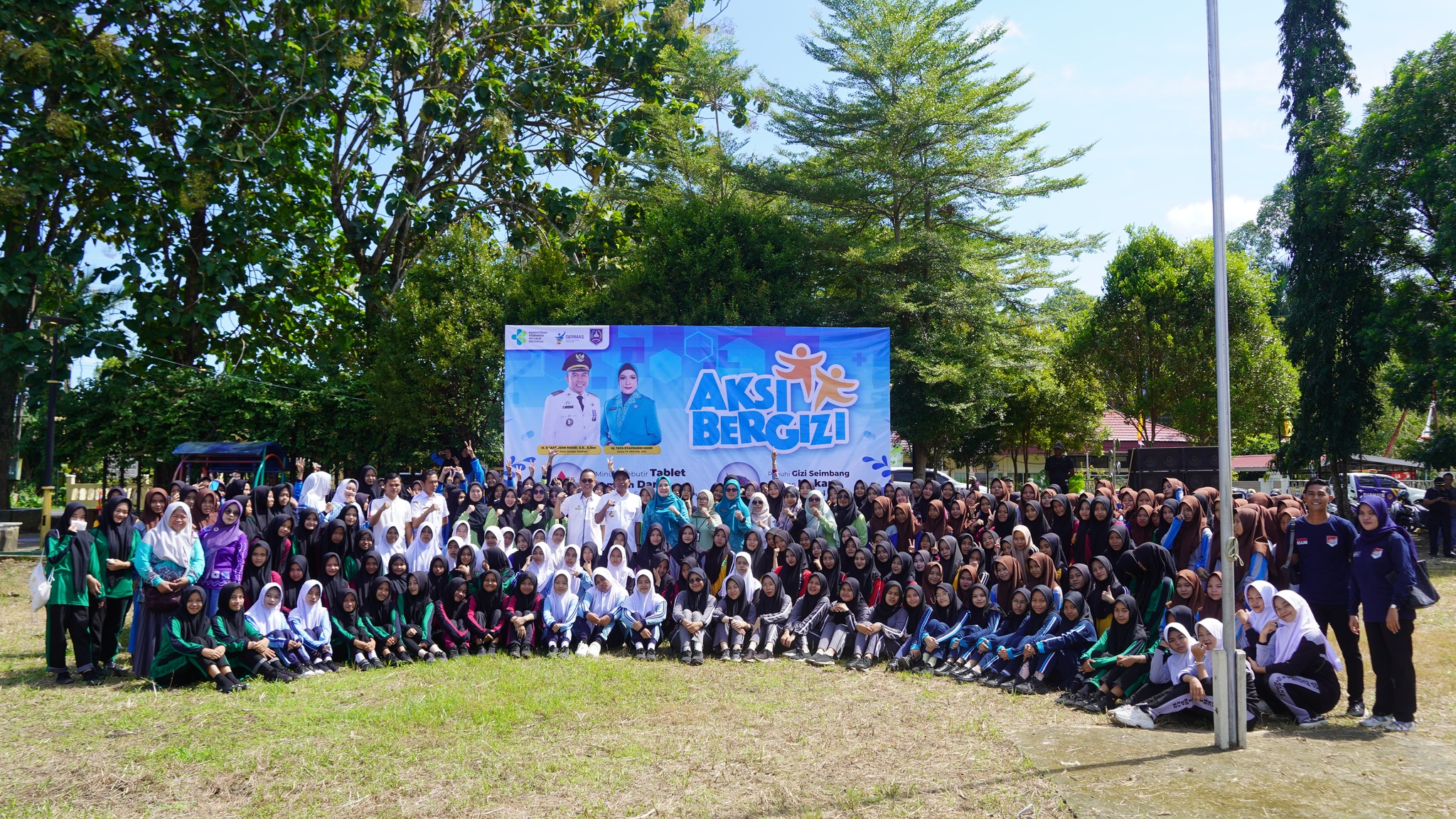 MELALUI AKSI BERGIZI DI KAB. HSS BUPATI INGIN WUJUDKAN GENERASI BEBAS ANEMIA DAN STUNTING