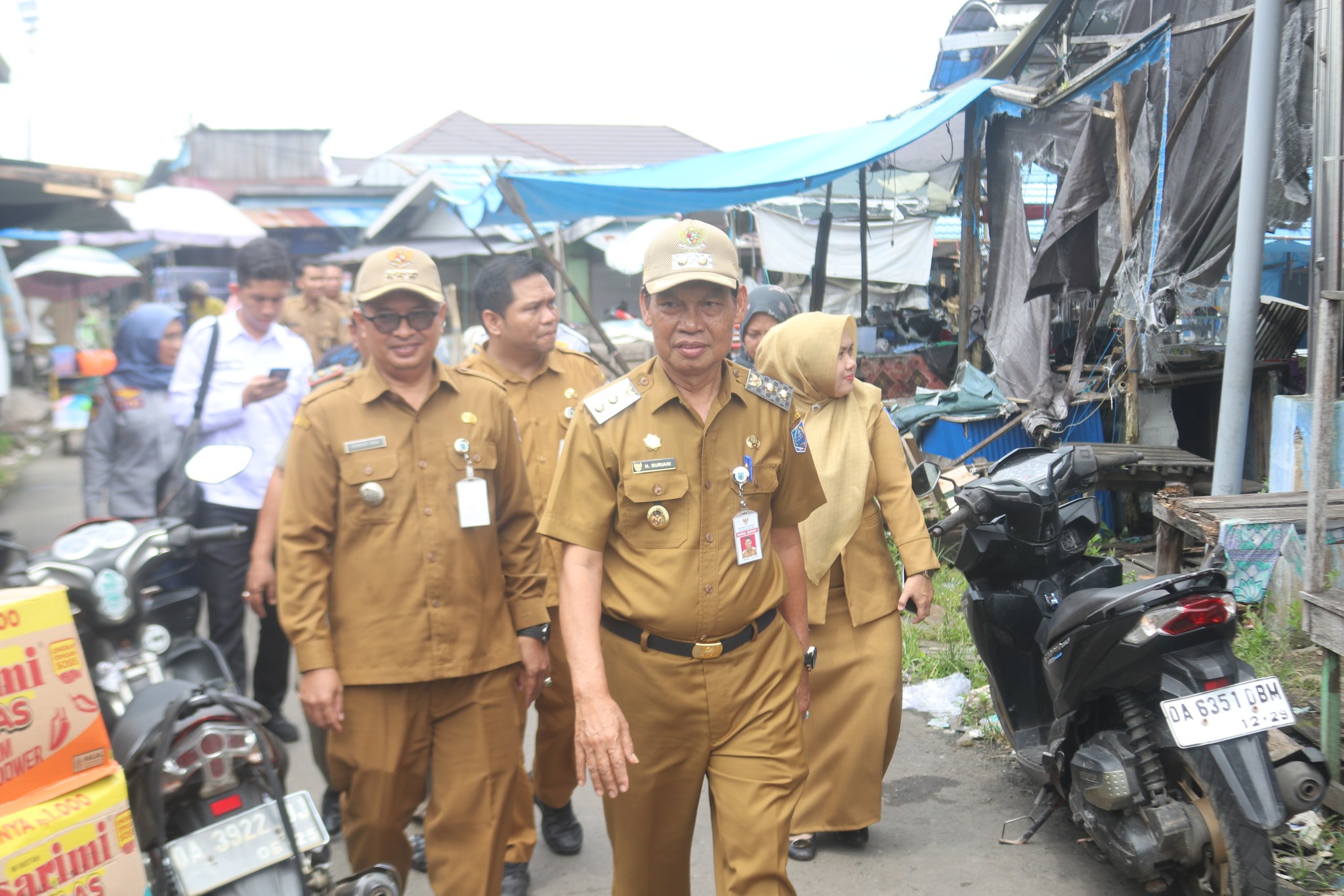 WAKIL BUPATI HSS TINJAU PELABUHAN PASAR SENIN DAN KAWASAN STADION DAHA SELATAN