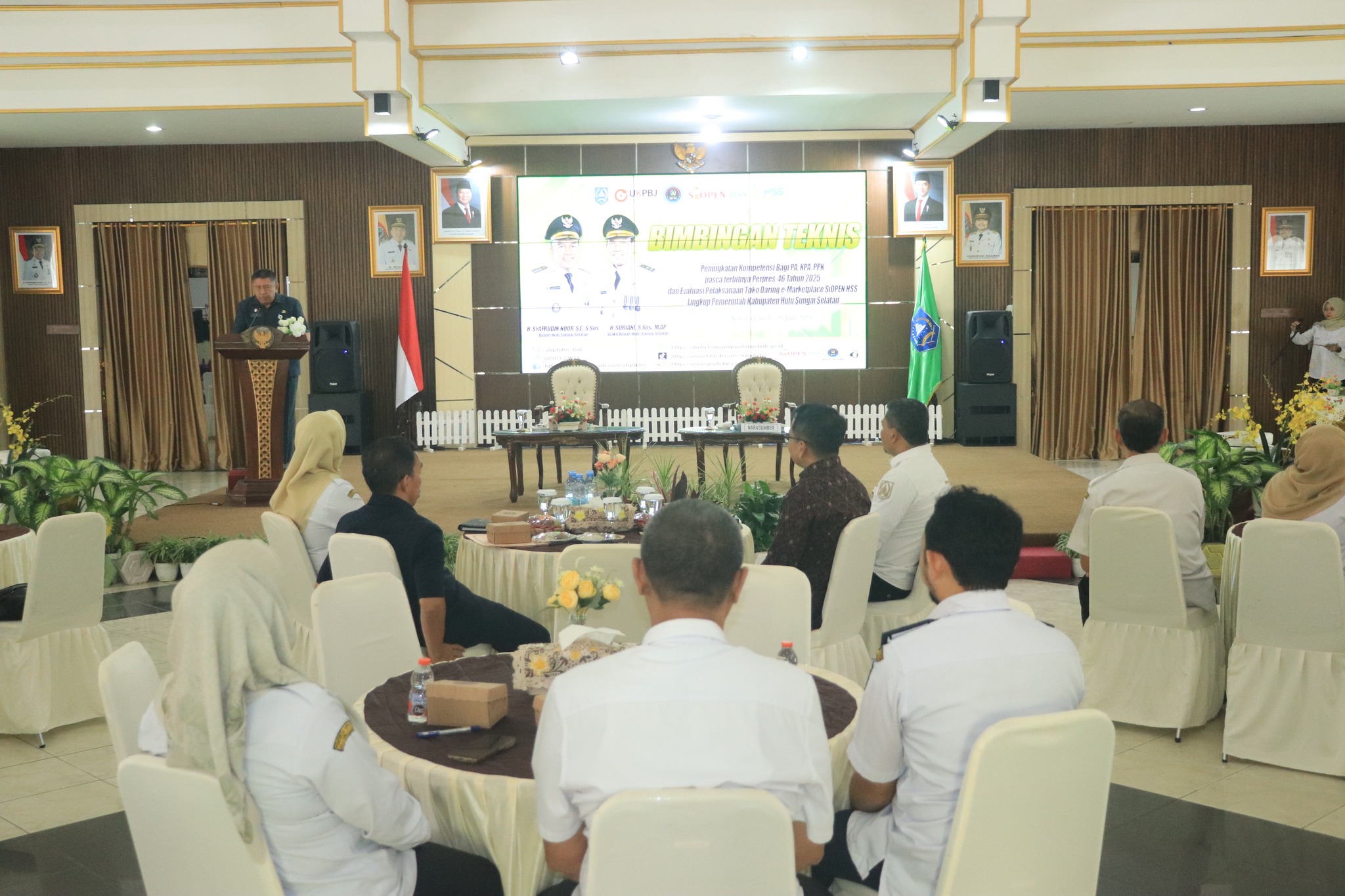 BIMTEK UNTUK PARA PENGGUNA ANGGARAN DIGELAR PEMKAB HSS