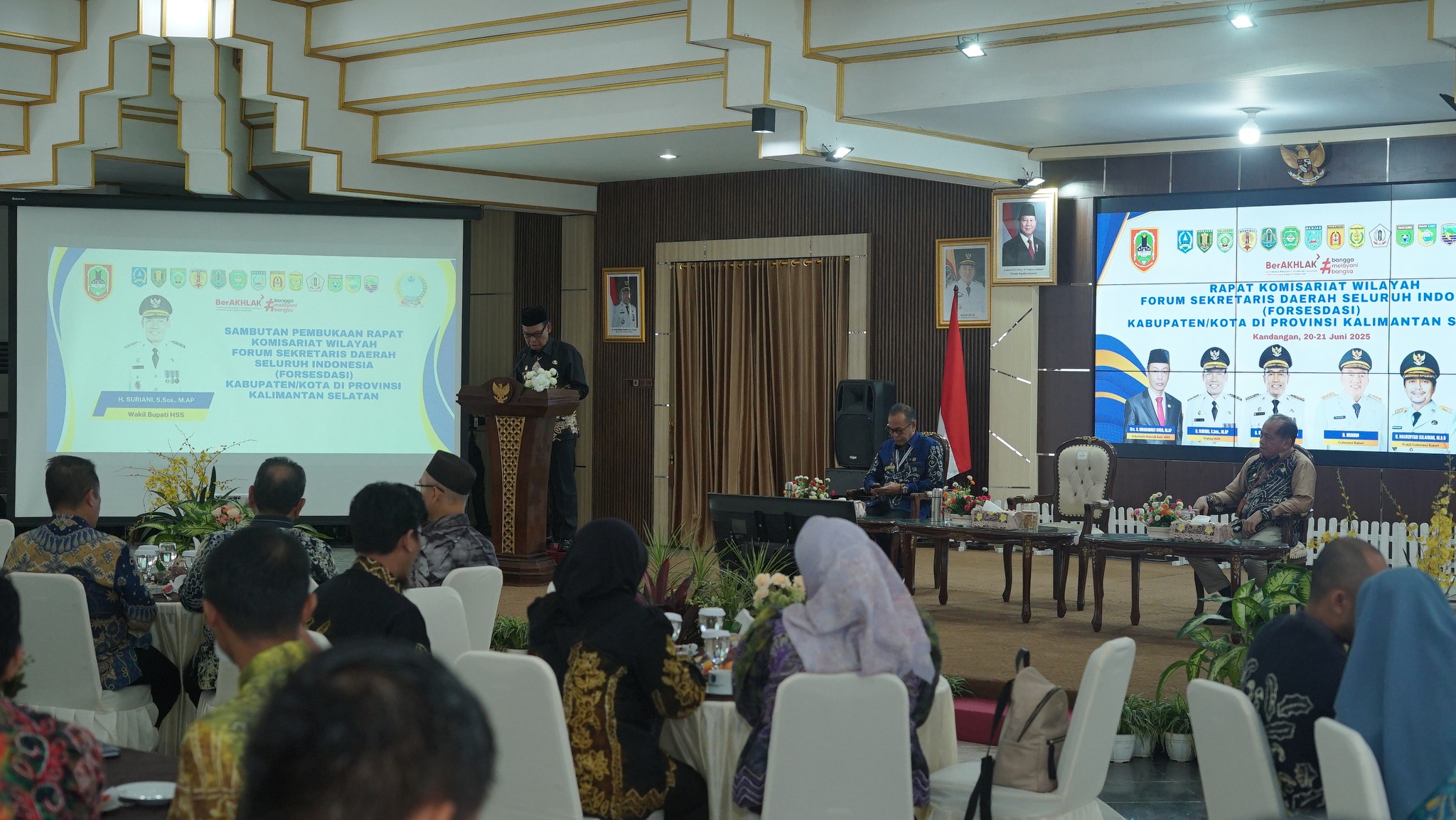 SINERGI SEKDA SE-KALSEL MENGUAT DI BUMI RAKAT MUFAKAT : HSS TUAN RUMAH RAKONWIL FORSESDASI 2025