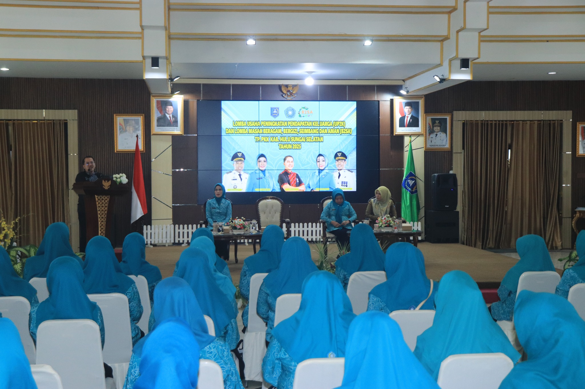 GELAR LOMBA B2SA & UP2K, TP PKK HSS HADIRKAN AGUS SASIRANGAN SEBAGAI JURI