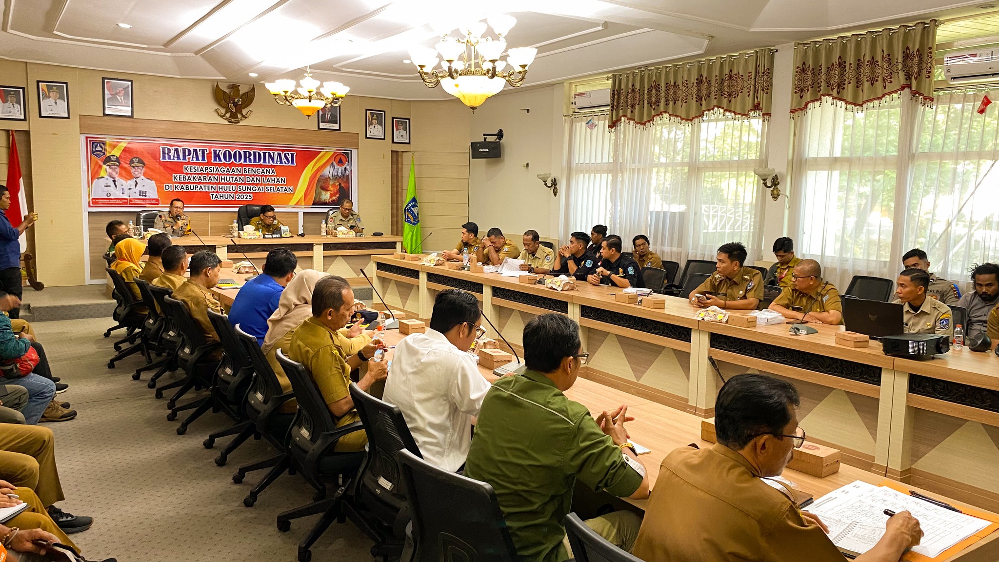 MASUKI MUSIM KEMARAU, PEMKAB HSS ANTISIPASI BENCANA KARHUTLA