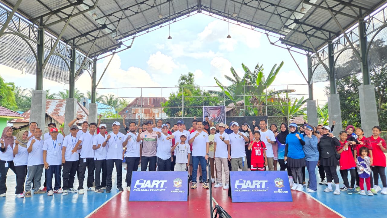 OPEN TURNAMEN PICKLEBALL PERTAMA SE KALIMANTAN SELATAN YANG DILAKSANAKAN OLEH IPF HSS.