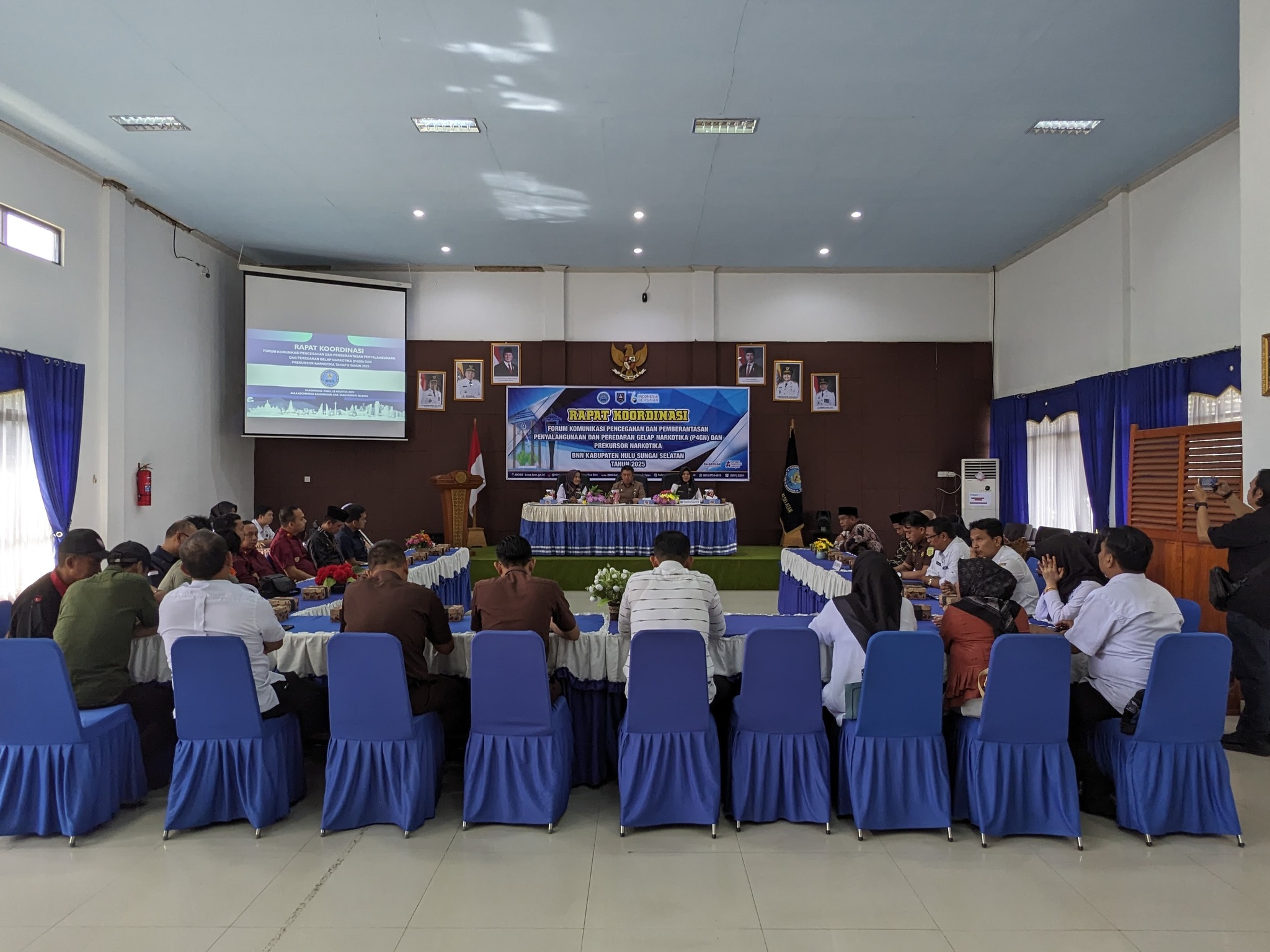 FORKOM P4GN HSS TEKANKAN PENCEGAHAN PENYALAHGUNAAN NARKOTIKA DAN PEMBERDAYAAN MANTAN PENGGUNA