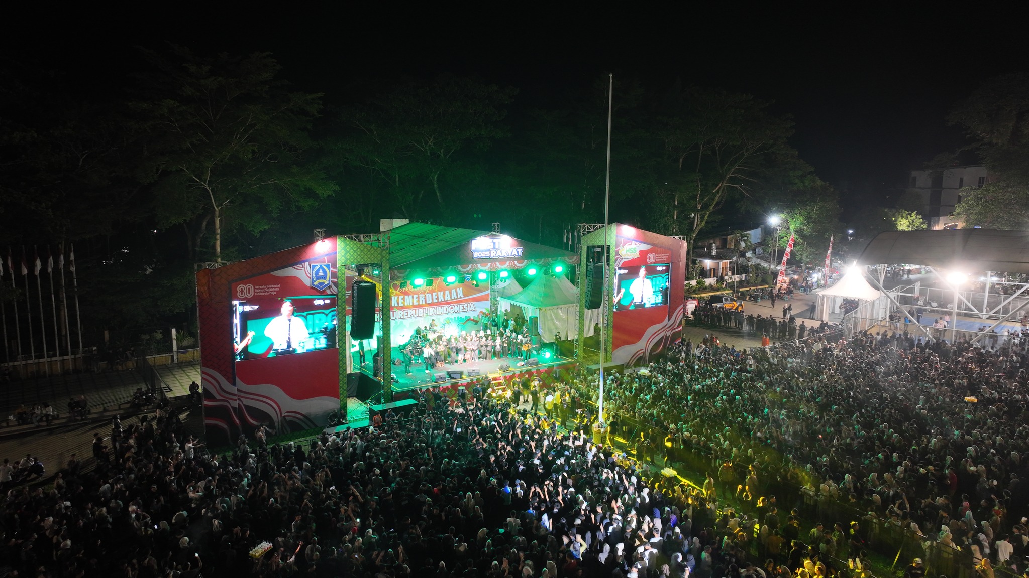 PEMERINTAH KABUPATEN HULU SUNGAI SELATAN GELAR PESTA RAKYAT MERIAHKAN HUT RI KE-80