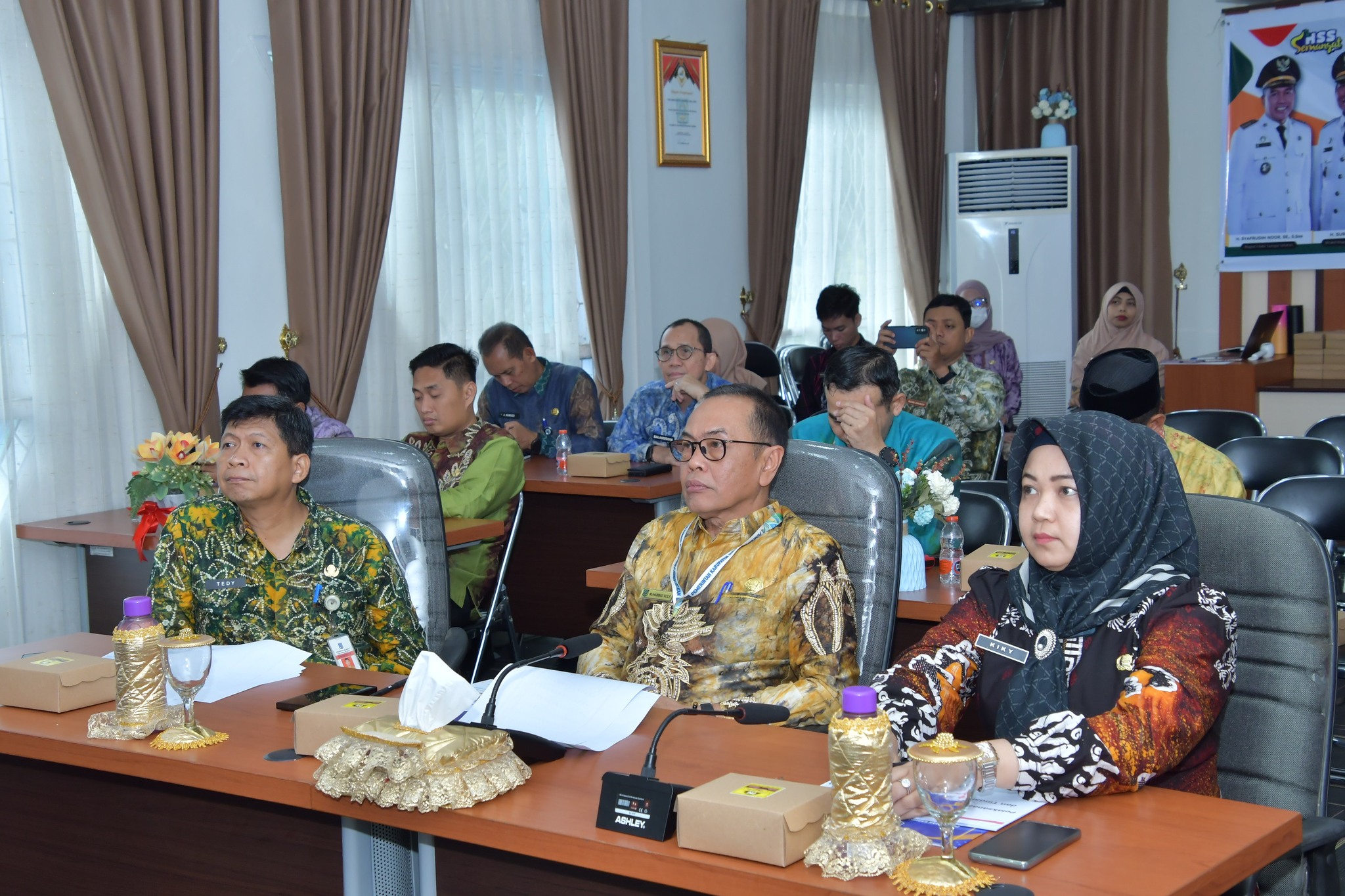 PEMKAB HSS IKUTI RAKOR OPTIMALISASI NILAI SPI 2025 YANG DIGELAR KPK RI