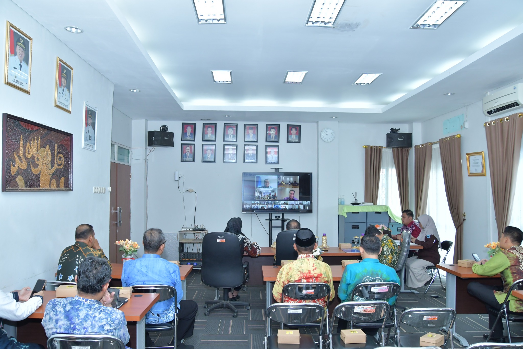 PEMKAB HSS IKUTI RAKOR OPTIMALISASI NILAI SPI 2025 YANG DIGELAR KPK RI