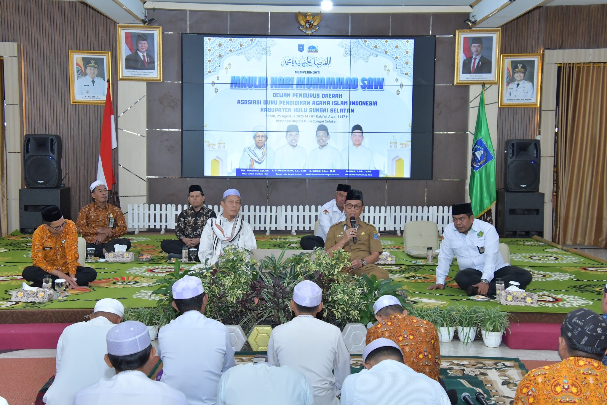 SEKDA H MUHAMMAD NOOR HADIRI PERINGATAN MAULID NABI MUHAMMAD SAW 1447H DI PENDOPO