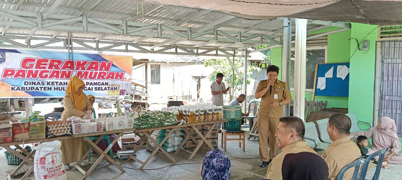 PEMKAB HSS TEKAN INFLASI, PASAR MURAH HADIR DI TENGAH MASYARAKAT