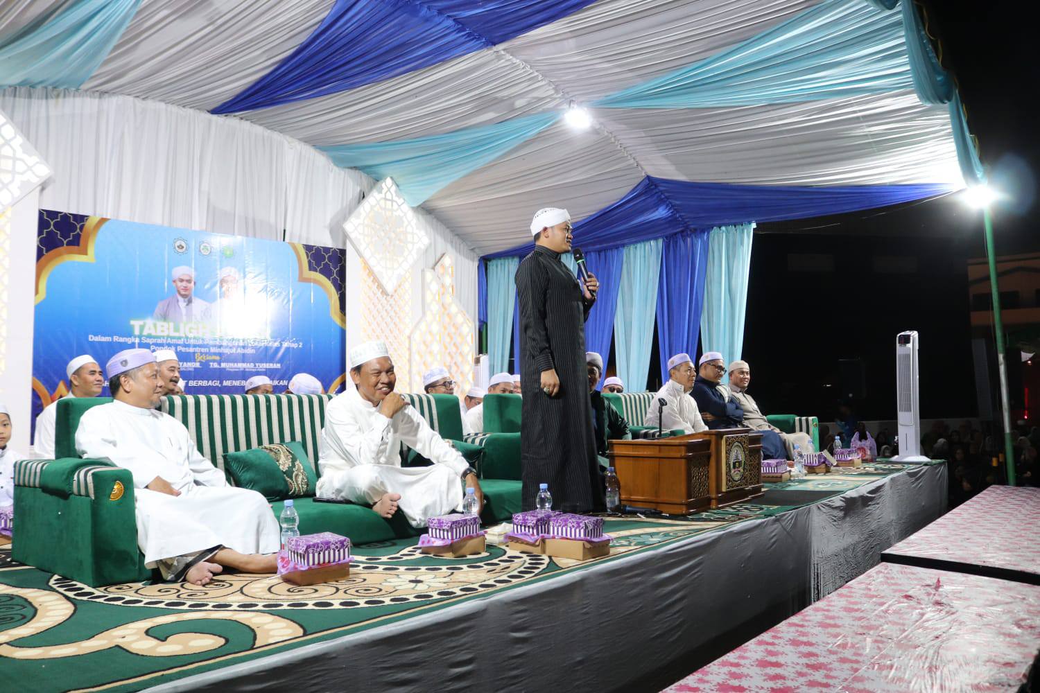 TABLIGH AKBAR JADI WUJUD KEBERSAMAAN MENUJU PEMBANGUNAN LOKAL KELAS TAHAP 2 PONPES MINHAJUL ABIDIN