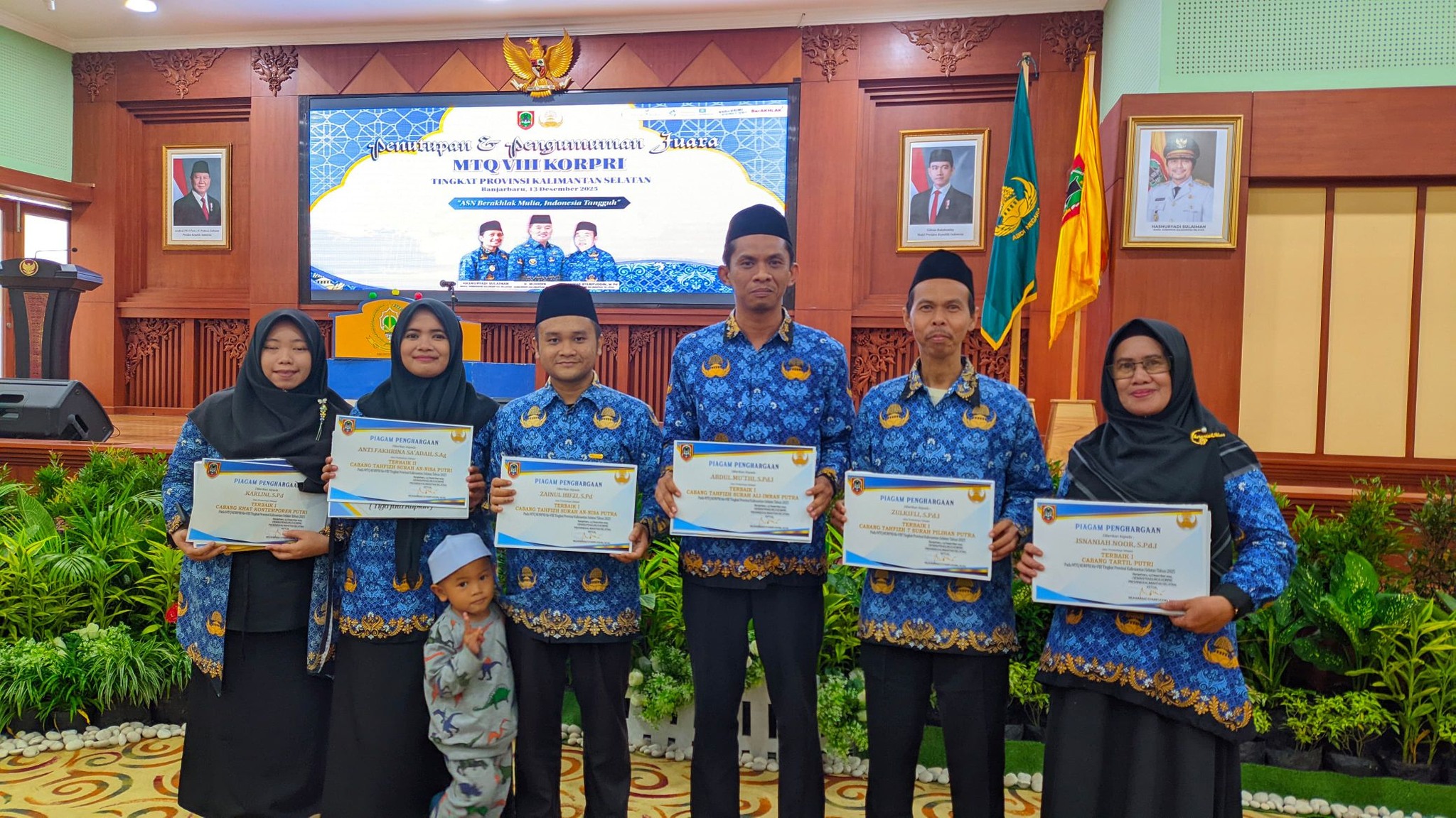 ASN KAB. HSS TUNJUKKAN PRESTASI GEMILANG DI MTQ KORPRI TINGKAT PROVINSI KALSEL