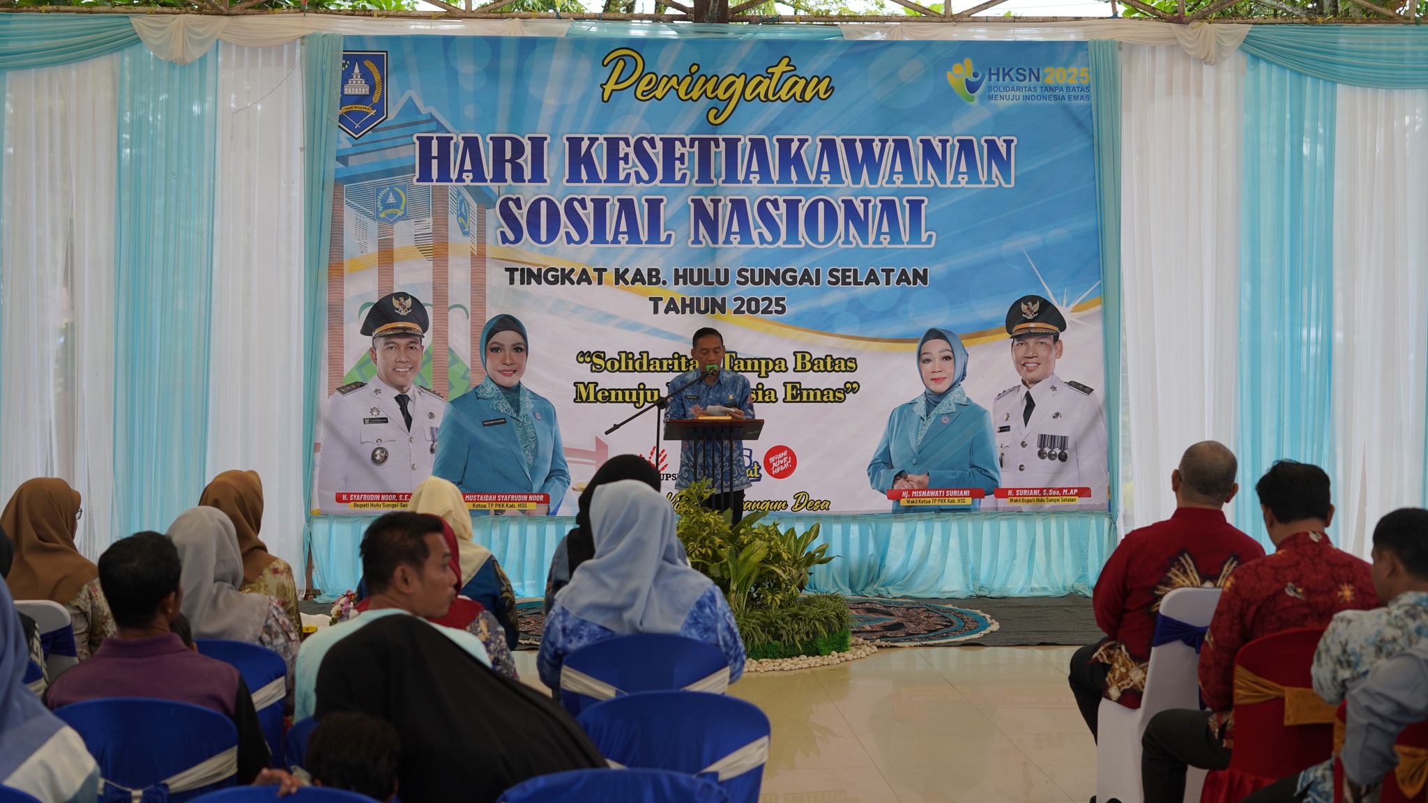 PERINGATI HKSN 2025, PEMKAB HSS HADIRKAN SUNATAN MASSAL DAN BANTUAN SOSIAL