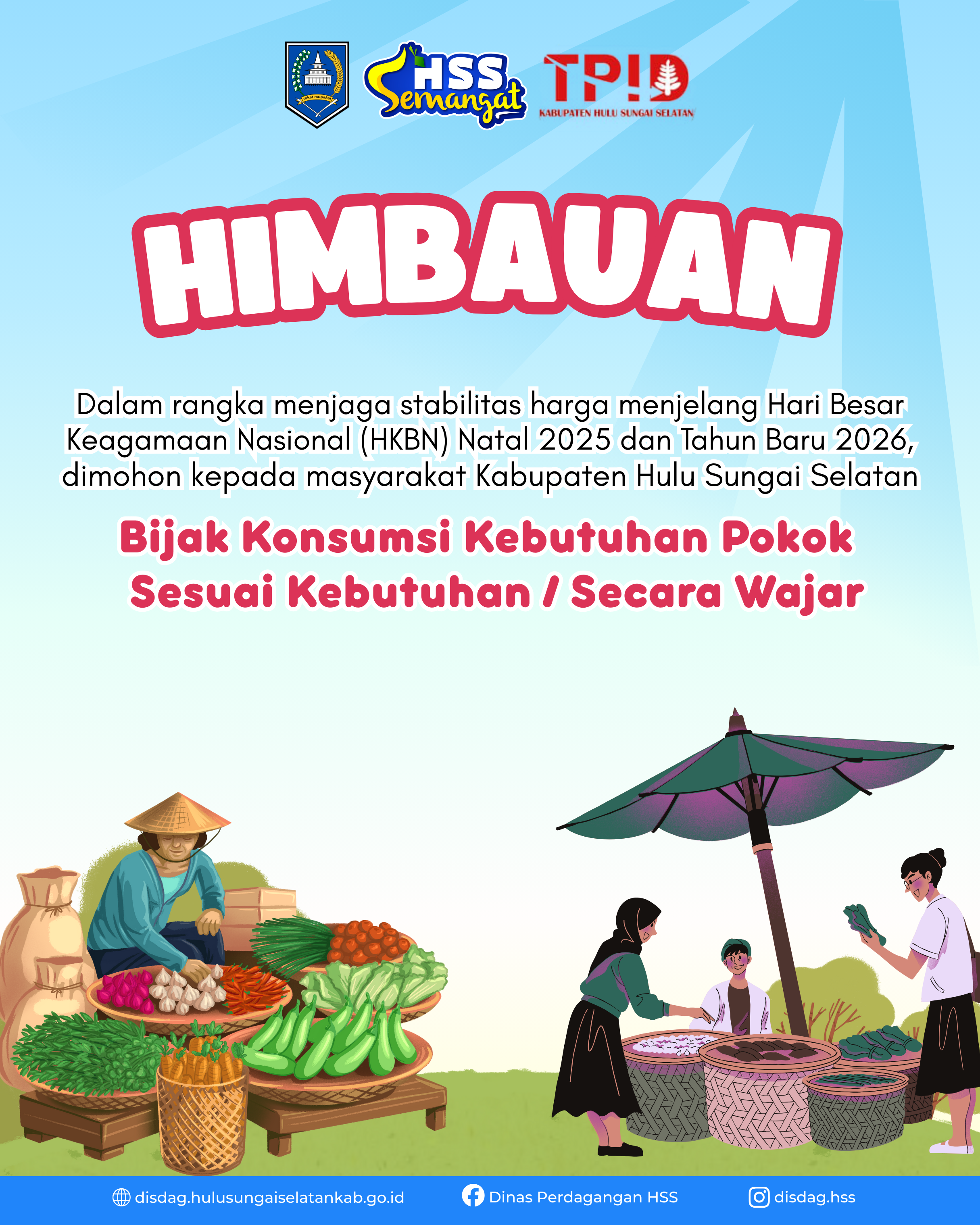 BIJAK KONSUMSI KEBUTUHAN POKOK SESUAI KEBUTUHAN / SECARA WAJAR
