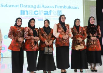 DEKRANASDA HSS HADIRI INACRAFT 2026, DUKUNG PEREMPUAN PENGRAJIN NUSANTARA DI AJANG KERAJINAN TERBESAR ASIA TENGGARA