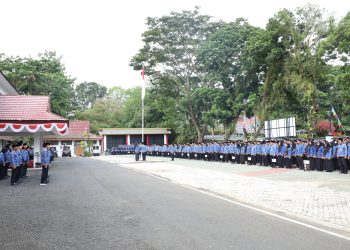 PIMPIN APEL KESADARAN NASIONAL, BUPATI HSS TEKANKAN DISIPLIN DAN INTEGRITAS ASN