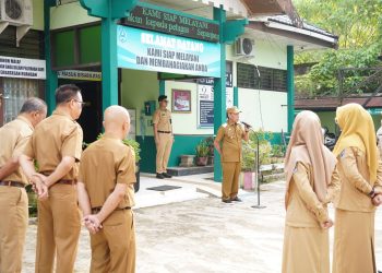 WABUP HSS PIMPIN APEL PAGI DI DISDUKCAPIL, TEKANKAN PENINGKATAN PELAYANAN PUBLIK DAN INTEGRITAS