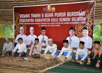BUPATI HSS BUKA PUASA BERSAMA BPK DAN RELAWAN BENCANA, PERKUAT SOLIDARITAS DAN SEMANGAT PENGABDIAN