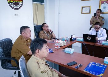 SEKDA HSS IKUTI ZOOM MEETING TINDAK LANJUT PENETAPAN CALON PERCONTOHAN KABUPATEN ANTIKORUPSI 2026