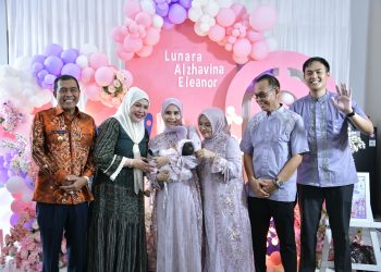 KEHADIRAN PIMPINAN DAERAH HSS WARNAI KEHANGATAN AQIQAH CUCU SEKDA DI TIBUNG RAYA, KANDANGAN