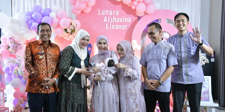 KEHADIRAN PIMPINAN DAERAH HSS WARNAI KEHANGATAN AQIQAH CUCU SEKDA DI TIBUNG RAYA, KANDANGAN