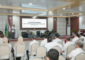 BUPATI HSS HADIRI PELANTIKAN PENGURUS PMI 2025–2030, TEGASKAN KOMITMEN KEMANUSIAAN