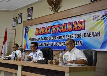 PEMKAB HSS GELAR RAPAT EVALUASI PAJAK DAN RETRIBUSI, DORONG OPTIMALISASI PAD 2026
