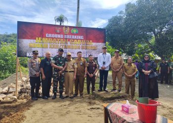 GROUND BREAKING JEMBATAN PERINTIS GARUDA DI LOKSADO, DORONG AKSES DAN PERTUMBUHAN EKONOMI MASYARAKAT