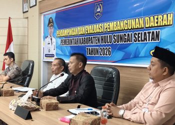 SEKDA HSS HADIRI PENDAMPINGAN DAN EVALUASI PEMBANGUNAN DAERAH, DORONG PENGUATAN KINERJA PT. BPR