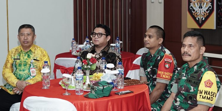 TMMD KE-128 JADI WUJUD SINERGI BANGUN DESA, PEMKAB HSS SAMBUT TIM WASEV