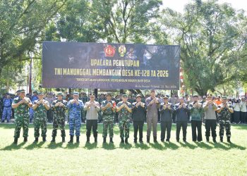 TMMD KE-128 RESMI DITUTUP, SINERGI TNI DAN PEMKAB HSS DORONG PEMERATAAN PEMBANGUNAN DESA