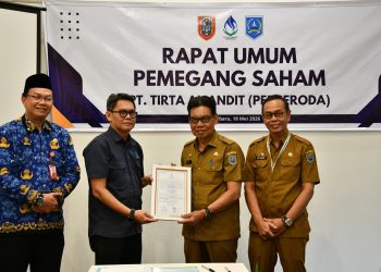 OPTIMALKAN PELAYANAN PUBLIK, WAKIL BUPATI HSS HADIRI RUPS PT TIRTA AMANDIT 2026