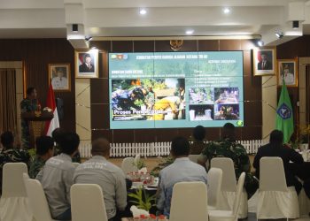 SINERGI TNI DAN PEMKAB HSS LEWAT TMMD KE-128 BERHASIL PERCEPAT PEMBANGUNAN DESA