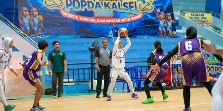 TIM BASKET PUTRI HSS LOLOS KE FINAL POPDA KALSEL 2026